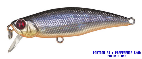 PREFERENCE SHAD 55F SR COLORI A-12