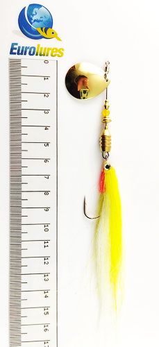 EUROLURES "SAMARA" modèle MK2 "STREAMER" YELLOW COLORADO GOLD N°3.5