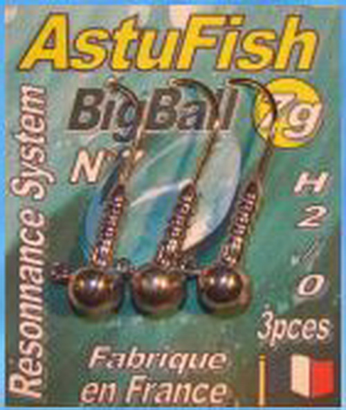 ASTUFISH TETE BIGBALL 7 Gr - 3 pièces