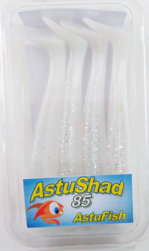 ASTUFISH LS ASTUSHAD 85 PACK DE 4 CORPS (Blanc Flash)