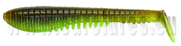 PONTOON 21 AWARUNA EVO 5.0 inch (Coloris 4217 - Green Pumpkin Chartreuse)