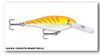 RAPALA SHAD RAP SR-09 OTU ORANGE TIGER UV