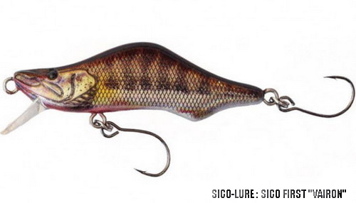 SICO LURE SICO FIRST 53 "VAIRON" (modèle sinking)