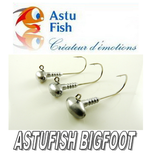 ASTUFISH TETE BIGFOOT 15 Gr SPECIAL GROS POISSON - 2 pièces