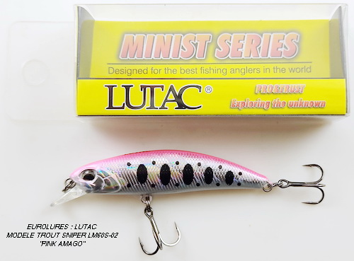 LUTAC SNIPER TROUT LM60S-07 PINK AMAGO