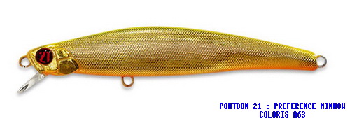 PONTOON 21 PREFERENCE MINNOW 75SP SR COLORIS A-63