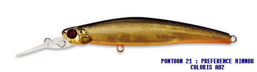 PONTOON 21 PREFERENCE MINNOW 75SP DR COLORIS A-02