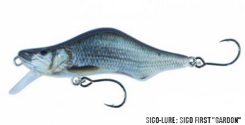 SICO LURE SICO FIRST 68 "GARDON" (modèle suspending)