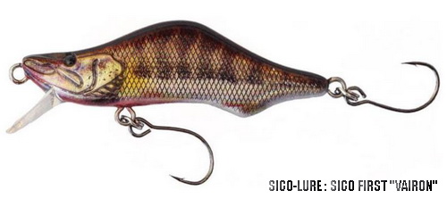 SICO LURE SICO FIRST 68 "VAIRON" (modèle sinking)