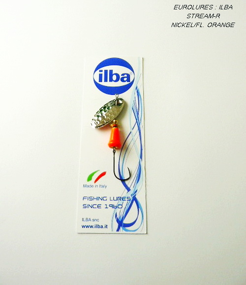 ILBA STREAM-R FLUO NICKEL/FL. ORANGE (Sz 2 - Hameçon simple)