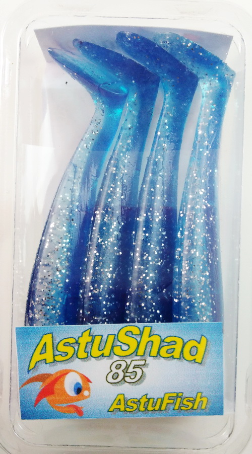 ASTUFISH LS ASTUSHAD 85 PACK DE 4 CORPS (Bleu Flash)